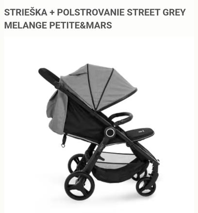 Strieška na kočík petite&mars street, petite&mars,petite&mars street
