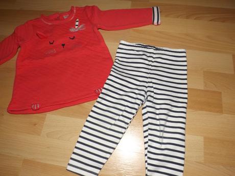 Dievčenská súprava / tričko s legínami, c&a,86