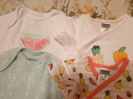 Letné oblecenie pre dievcatko, 68–80