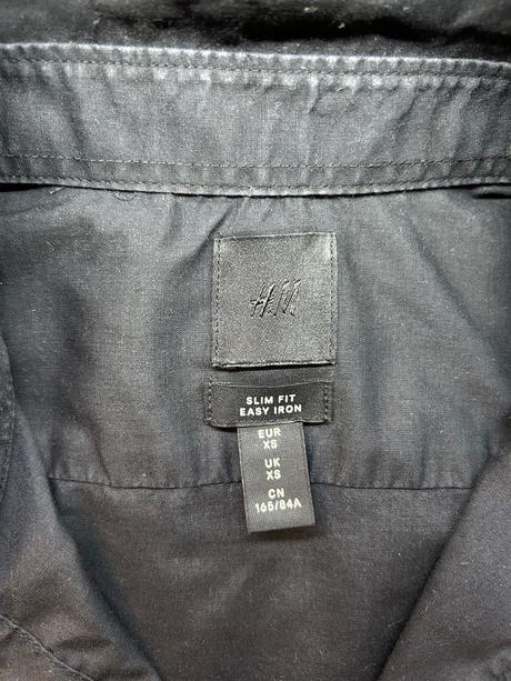 Čierna košeľa, h&m,xs