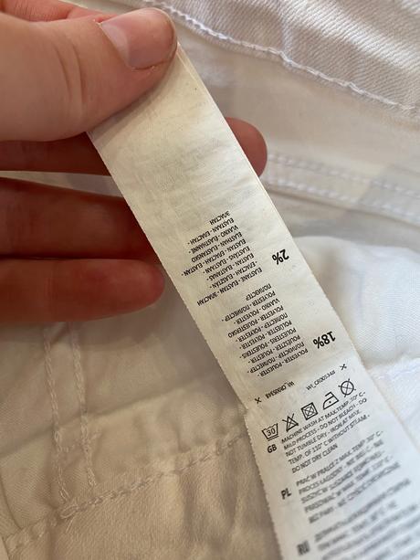 Biele kraťase , šortky, 38