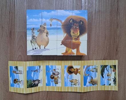 Drevené kocky "madagascar", 