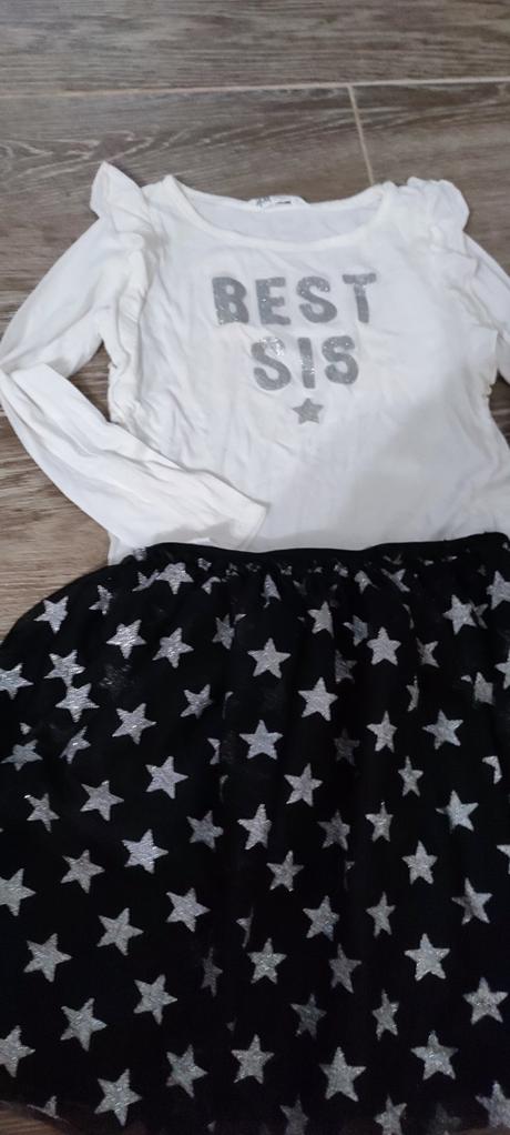 Tutu sukňa + tricko, h&m,110