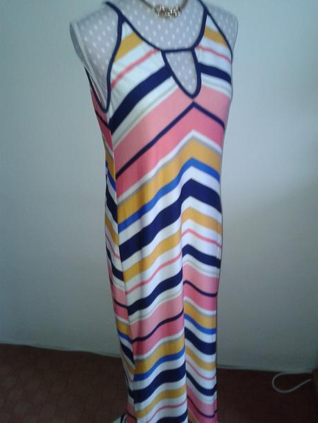 Farebné maxišaty veľ. m, m