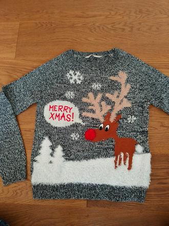 Vianočný pulóver sobik, clockhouse,158