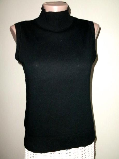 Štýlový pleteninový topík bez rukávov, benetton,m