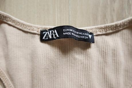 Vrúbkovaný top zara, zara,m