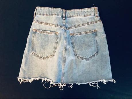 Trendy rifľová mini sukňa bershka vintage vel. xs, bershka,xs