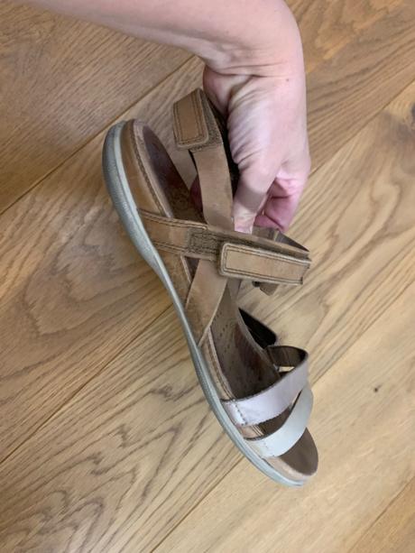 Ecco kožené sandále 41, ecco,41