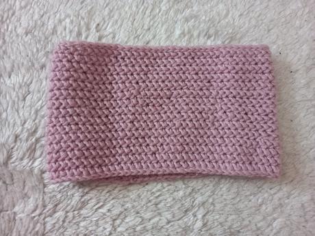 Detský merino nákrčník púdrovo ružový, 86 / 92