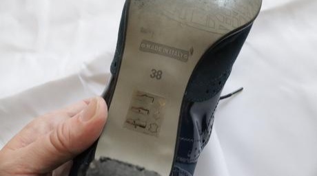 Talianske kože topánky, 38
