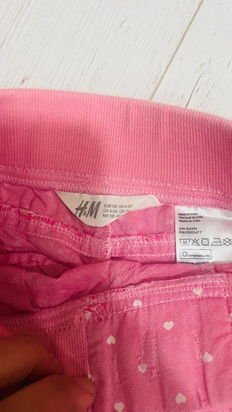 Nohavice 98 a 110, h&m,98