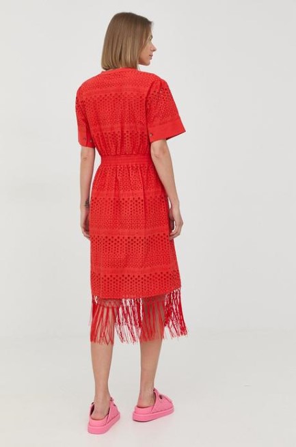 Karl lagerfeld luxusne madeirove cervene letne m/l, l