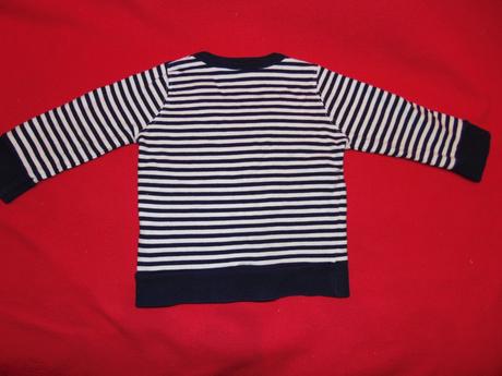 Krasny svetrik tričkovinový namornícky štýl, 62