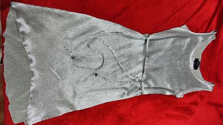 Strieborné šaty, xs