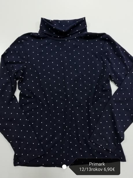 Bodkovaný rolák, primark,158