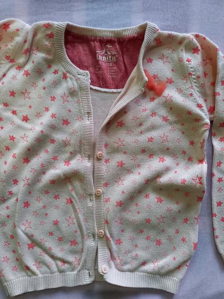 Svetrik s hviezdičkami vel.110/116, lupilu,116