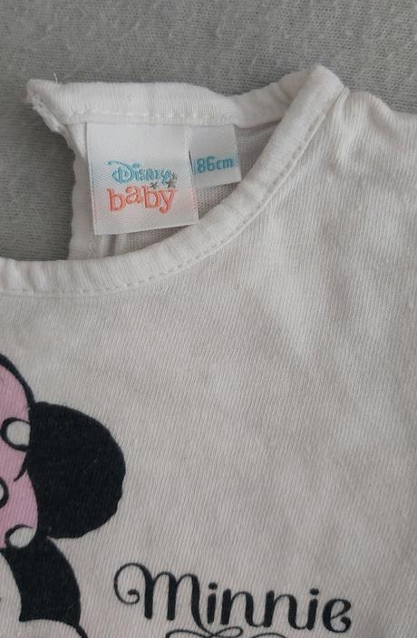 Tričko biele minnie 86, disney,86