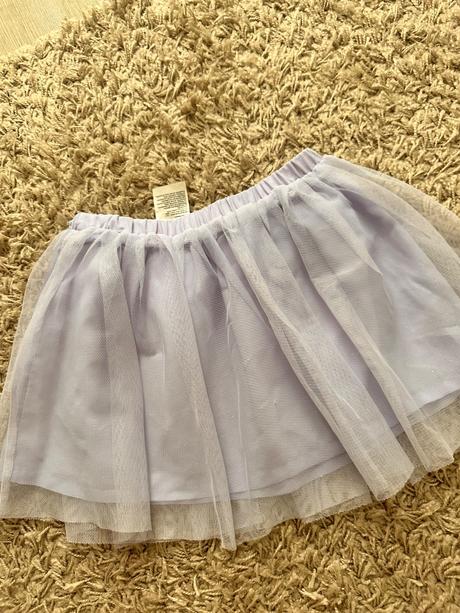 Bledofialová tylová sukňa, h&m,110