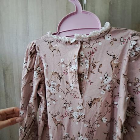 Šaty newbie ružové jelenček, newbie,116