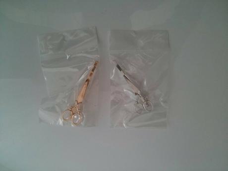 Dámska vlasová sponka - nožnice - 2 farby, 