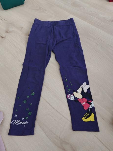 Fialové legínky minnie 110/116, 116