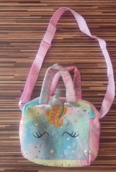 Plysova jednorozec kabelka,