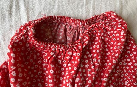 Červeno - biela kvetovaná sukňa, c&a, xs/s, c&a,xs