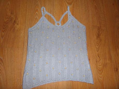 Pletené tričko s goralkami, m