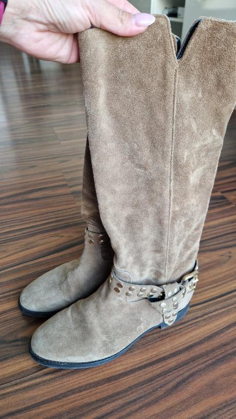 Nadherne kozene cizmy vel.40 top stav, 40