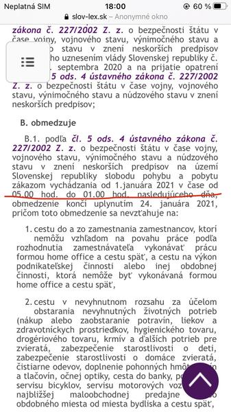 Cestovanie mimo okres za účelom nákupu