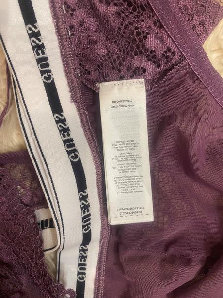 Guess čipkovaná podprsenka, guess,l