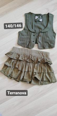 Komplet sukňa a vestička, 140