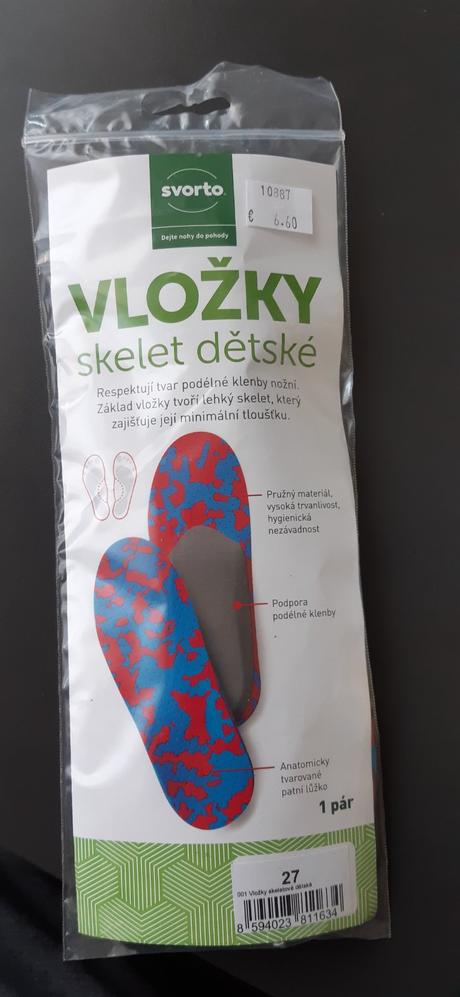 Vložky do  topánok, 27