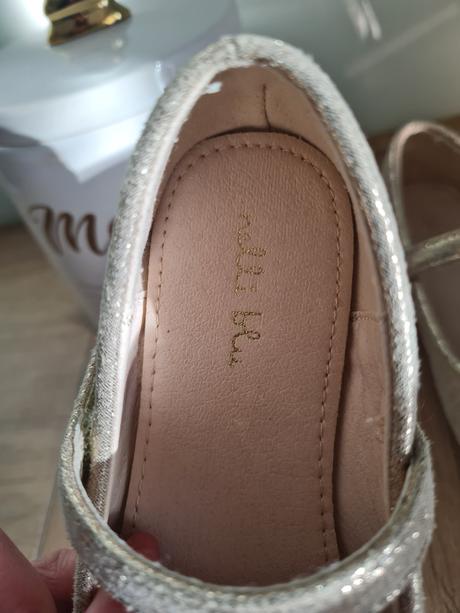 Zlaté balerínky nelli blu veľkosť 26, nelli blu,28