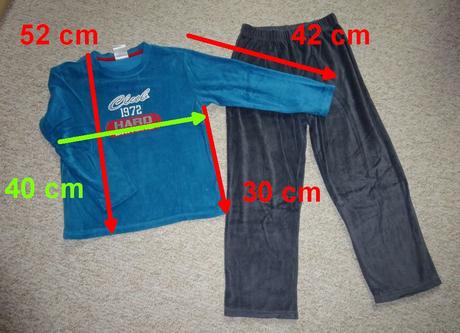 Hrubšie pyžamo, 128