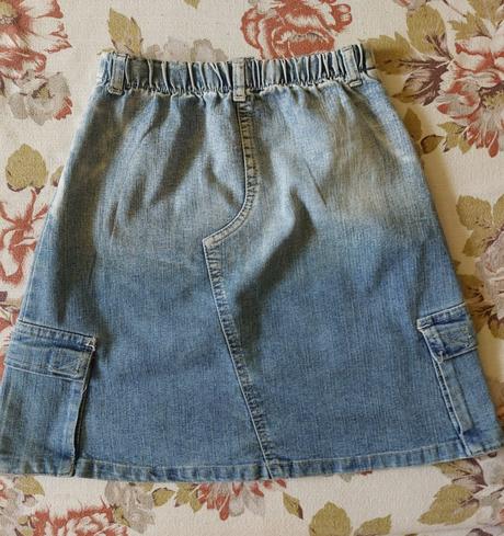 Dievčenská rifľová suknička, 140