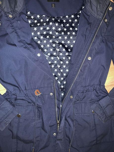 Parka love label s/m, s