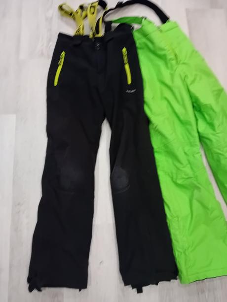 Modrá lyžiarska nepremokavá bunda s poštovným, 158