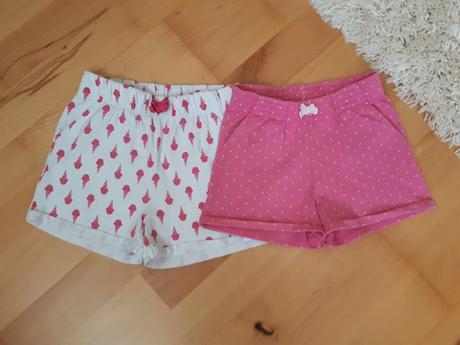 Bavlnene sortky 110/116 - duopack, lupilu,110