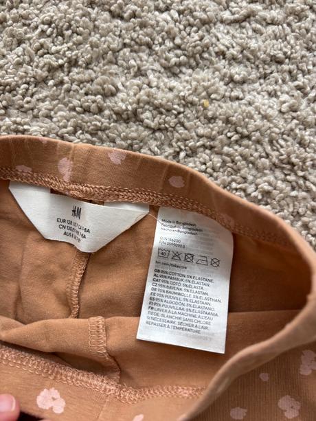 Krátke legíny, h&m,128