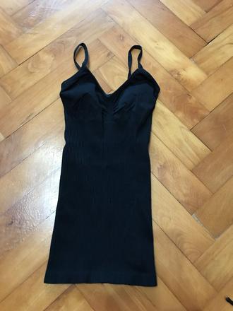 Čierne sťahovacie tielko, l