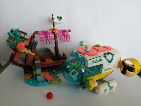 Lego vrak lode a ponorka,