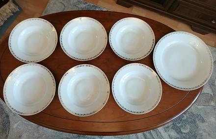 Krásne taniere a misa na doplnenie - zlatý vzor, 