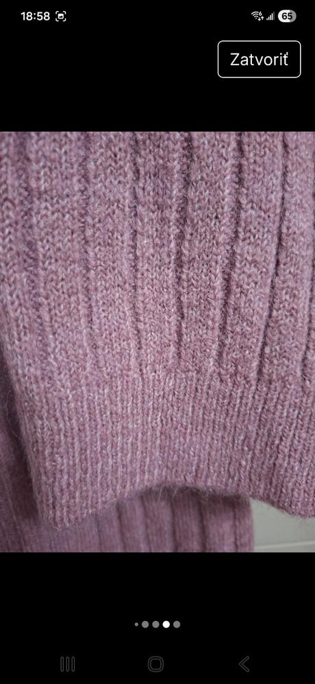 Pletené šaty s prímesou vlny a alpaky, l / m / s