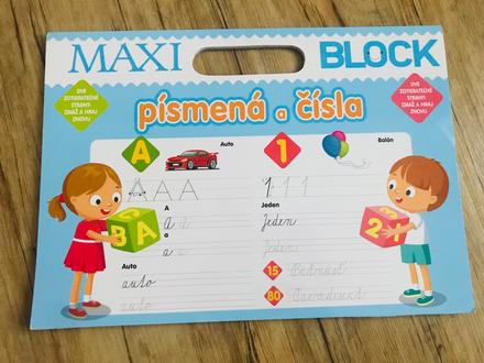 Maxi block písmená a čísla, 
