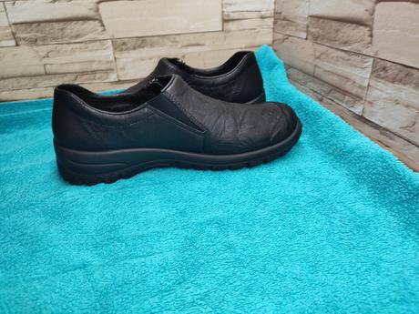 Rieker 40 - dámske kožené našuchovacie topánky s m, rieker,40