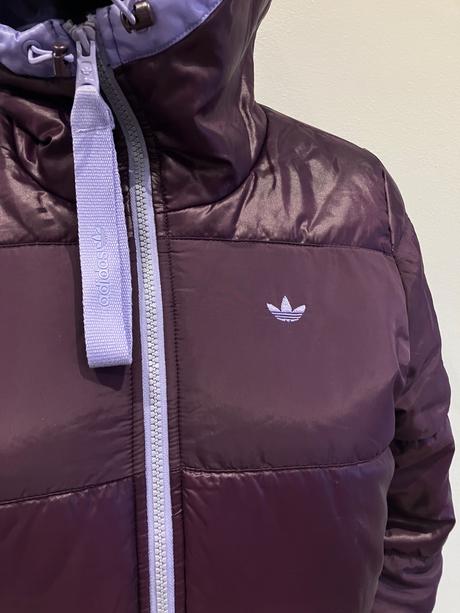 Dámska šušťáková vetrovka fialová adidas (34), adidas,xs