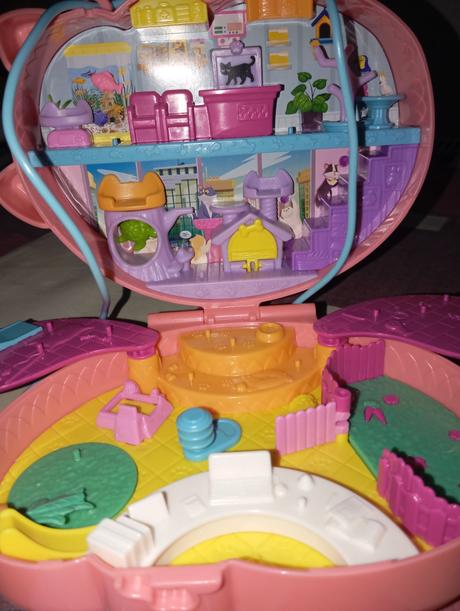 Polly pocket mačka mini domček, 