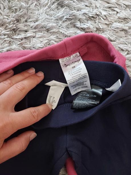 2x zateplené legíny primigi + h&m 98, primigi,98
